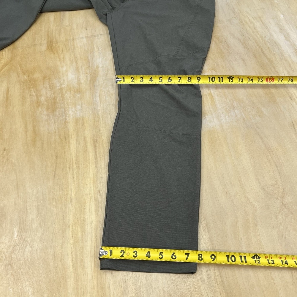 Kuhl Deceptr Chino Pants Mens 38x32 Slim Fit Tapered Leg Ripstop Stretch Green - Picture 7 of 13